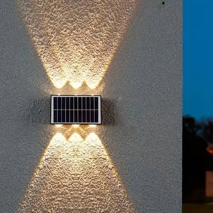 Aplique Solar de Pared 3 Tonos 2W IP65