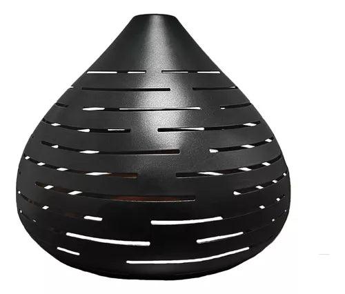 🖤 Lámpara Colgante Pera Negra Moderna para Cocina, Sala o Comedor