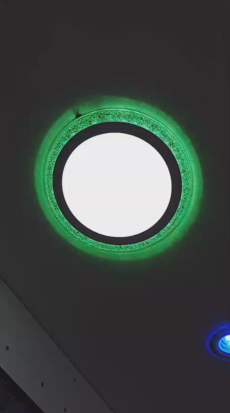 PANEL BURBUJA RGB 18+6W INCRUSTAR + CONTROL REMOTO