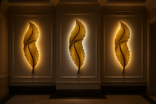 Aplique Flamenco de Pared 60×20 cm | 3 Tonos de Luz